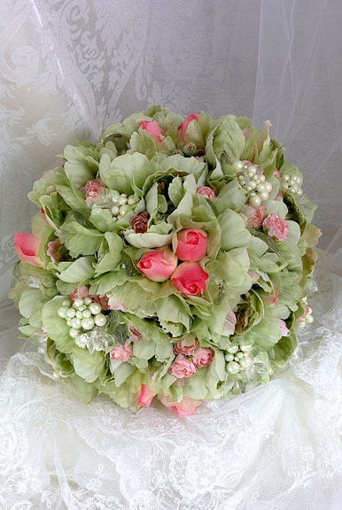 Victorian Green Bouquet by Eileen Williams